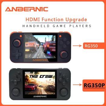 Noi RG350P ANBERNIC Retro joc de Upgrade de la versiunea pe 64 de biți Emulator de console de jocuri video HD compatibil cu portabile de joc jucătorii RG350P PS1