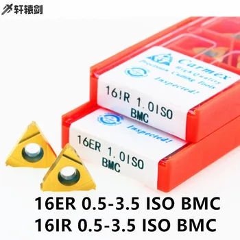 10buc 16ER 0.75 1.25 1.5 2.0 3.0 ISO BMC Carmex Fir Insertii Carbură pentru Strunjire CNC Scule Hi Taie Strung
