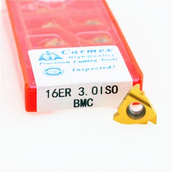 10buc 16ER 0.75 1.25 1.5 2.0 3.0 ISO BMC Carmex Fir Insertii Carbură pentru Strunjire CNC Scule Hi Taie Strung