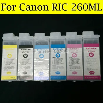 260ML Refillable Cartuș de Cerneală Pentru Canon 1401 BCI-1401 BCI1401 Tinta Pentru Canon W6400/W6200/W7250 Printer/Plotter