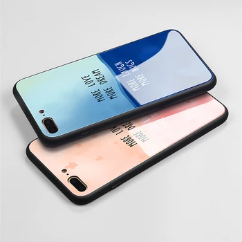 Caz de telefon Pentru Samsung Galaxy A10 A20 A30 A50 A60 A70 Caz Contrast culoare Sticla Hard Cover Pentru Samsung A80 A90 Carcasa