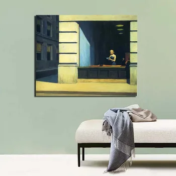 Edward Hopper Birou De Fundal Panza Pictura De Imprimare Living Home Decor Opera De Arta Modernă, Arta De Perete Pictură În Ulei Postere