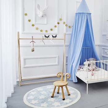 Steaua Covor Tapete Infantil Rotund Nordic Bumbac Saltea Podea Kilim Albastru Moale Covoare pentru Copii Copii Copii Dormitor Living Room Decor