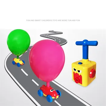 Inerție Masina Balon Balon Alimentat Masina Practice de Învățare Aerodinamica Inerțiale Jucării Puterea de a Dezvolta Abilitățile de Gândire pentru Copii