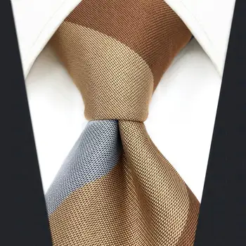 G13 cu Dungi Multicolore Cravate de Mătase Moda Clasic Cravate pentru Barbati 63