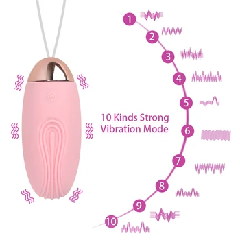 Fără fir de Control de la Distanță De 10 Viteze Vibratoare Ouă Clitorisul Stimulator Vaginal Masaj Mingea G - Spot Vibratoare Jucarii Sexuale pentru Femei