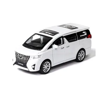 1:32 Toyota alphard Model de Masina Aliaj Masina de Turnat Jucărie Model de Masina Trage Înapoi de Copii Jucărie de Colecție Transport Gratuit