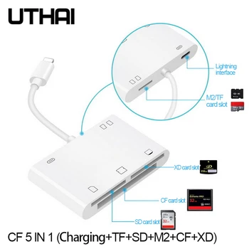 FII C16 Multi In 1 Card Reader Lightning to SD Adaptor USB Pentru iphone 8 X 11 usb3.0 Converter TF CF Card SD citesc Toate în 1