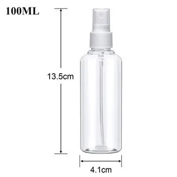 20BUC 100 ML din Plastic transparent Spray Sticle Cu Ceață Fină Pulverizator Mini Reîncărcabile Cosmetice Containere Reutilizabile Goale Sticle de Spray