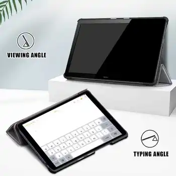 Mokoemi Moda Suport Auto Wake Sleep Inteligent Caz Pentru Huawei MediaPad T5 Tableta Acoperi Caz