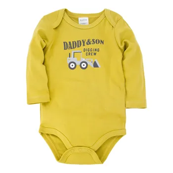 Honeyzone Baby Boy Full Sleeve Romper De Bumbac Respirabil Primăvară Nouă Gri Imprimat Stele Haine Salopeta Pentru Copilul Născut & Copil