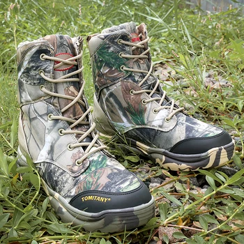 Cizme militare în aer liber Bărbați Drumeții Dimensiunea Pantof 39-46 Primăvară Tactică de Luptă Non-alunecare Tampon Șoc Toamna Stabil Alunecare Tactice de Pantofi