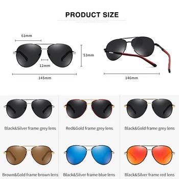 LongKeeper Polarizat ochelari de Soare Barbati Femei Brand Clasic de Ochelari de Soare Vintage Acoperire Oglinda de Conducere Ochelari de sex Masculin UV400 Oculos
