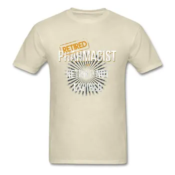 Bărbați T-shirt Retras Farmacistului Cadou de Pensionare tricouri Personalizate Tee-Shirt Scrisoare Haine de Bumbac Negru Tricou Retro Amuzant Sus