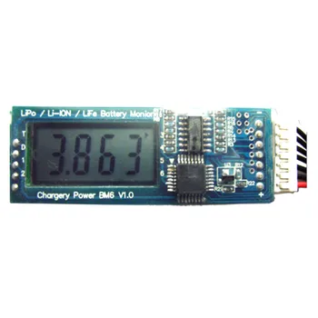 CHARGERY BM6 Display LCD Monitor Baterie de Alarmă de Avertizare Circuit Indicator Modul 2S 3S 4S 5S 6S Li-ion, LiPo Viața Pachet de Celule