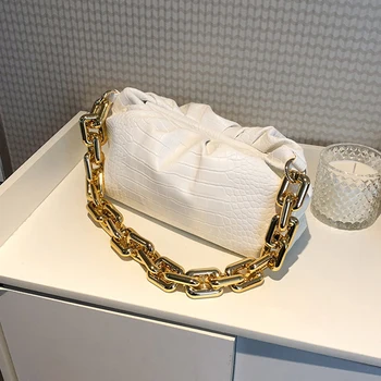 Cutat lanț de Genți de mână și geanta femei umăr, crossbody sac de femei de moda de Înaltă calitate de designer de Genți de mână din Piele