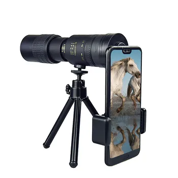 4K 10-300X40mm Super Telephoto Zoom Telescop Monocular Portabil de Mare Putere în aer liber Turism Monocular Смартфоны iphone