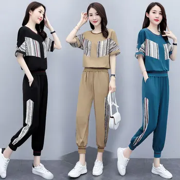 Trend Produse Sportive costum de sex feminin 2 bucata set Top femei îmbrăcăminte stil coreean de Vară de îmbrăcăminte pentru femei de transport Gratuit 229