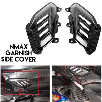 Accesorii motociclete NMAX155 LED Fibra de Carbon Model Side Cover Capac de Protecție Pentru Yamaha Nmax 155 Nmax 125 2016-2019
