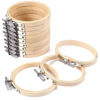 10buc/set 8/10cm de Lemn Broderie Cercuri Set Cadru de Bambus Broderie Cerc Inele pentru DIY cruciulițe Ac Ambarcațiuni Instrument