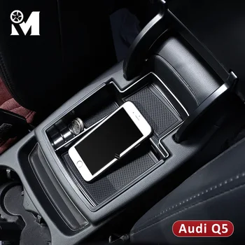 1 BUC Accesorii Auto Cotiera Centrală Plastic ABS Cutie de Depozitare Auto Organizator Interior Pentru Audi A3 8V A4 B8 B9 A5 Q3 Q5 torpedou
