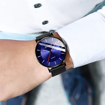 2020 bărbați impermeabil cuarț ceas student din piele tendință de afaceri coreean watch