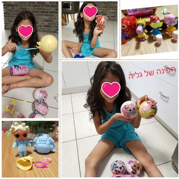 Original lols Surpriza Frumoasa Parul Papusa 5-a Generație DIY Manual Orb Cutie Model de Moda Fată Papusa Jucărie Copil Cadou