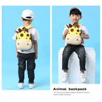 Drăguț Copil Mic Rucsac Copii 3D de Desene animate de Animale Mini Copiii Sac pentru Copil Fată Băiat de Vârstă 2-4 Ani