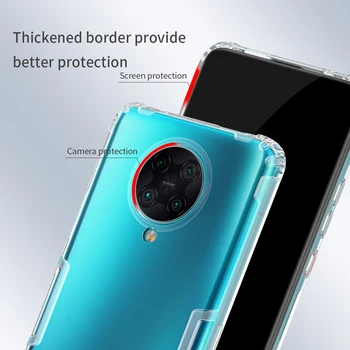 Caz pentru Xiaomi K30 Pro Cover NILLKIN Ultra Slim Clear din Silicon Moale Cazuri de Telefon Fundas Pentru Poco F2 Pro Capace Spate