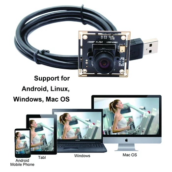 Non Denaturare Star Light iluminare Scăzută Sony IMX322 2MP Full HD 1080P Webcam UVC USB aparat de Fotografiat Module pentru Raspberry Pi