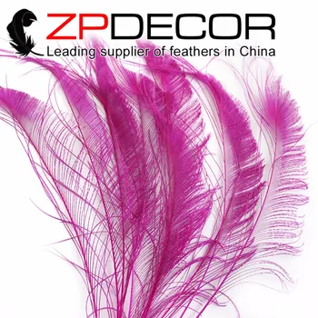ZPDECOR 50pcs/lot 30-40cm(12-16inch) Parte a Selecta de Calitate Premium Roz en-Gros Păun Săbii Taie Penele De Vânzare