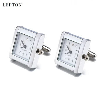 Inapt Funcțional Ceas Butoni Pentru Barbati Piața Reală Ceas butoni Cu Baterie Digital Mens Watch Buton Relojes gemelos