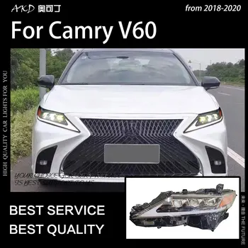 AKD Mașină de Styling pentru Camry V60 Faruri 2018-2020 Camry LED-uri Faruri Lexus-Design LED Proiector Lentilă Accesorii Auto
