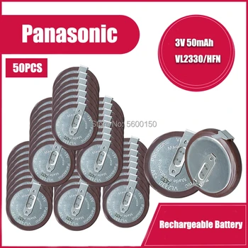 50PCS Original, Baterie Panasonic VL2330 2330 baterie Reîncărcabilă litiu celule monede pentru cheie auto baterii buton