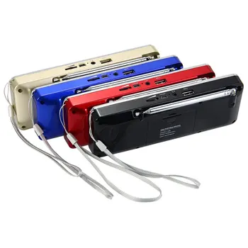 Portabil Mini Reîncărcabilă L-288 Radio FM Stereo Difuzor Ecran LCD Suport TF Card USB Disk MP3 Muzica