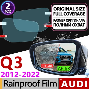2 buc pentru Audi Q3 8U F3 2012 - 2022 Acoperire Completă Anti Ceață Film Oglinda Retrovizoare Impermeabil Clar, Anti-Ceață Filme Accesorii Sline