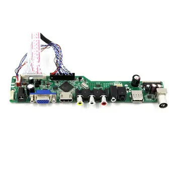 Latumab Driver de Placa pentru LTN156AT35 LVDS 15.6 Ecran Display Matrix TV+HDMI+VGA+USB 1366×768 Controler de Bord