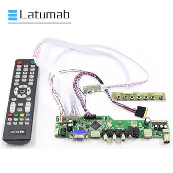 Latumab Driver de Placa pentru LTN156AT35 LVDS 15.6 Ecran Display Matrix TV+HDMI+VGA+USB 1366×768 Controler de Bord