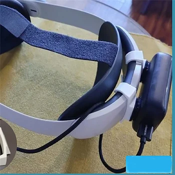 Set de Căști VR Power Bank Raft de Depozitare de Imprimare 3D a Brățării de Suport pentru Oculus Quest 2 Elite Ochelari VR banda de Susținere Accesorii