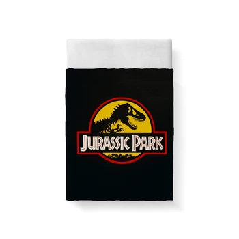 Jurassic Park Tipărite Foi De Pat Duvet Cover Lenjerie De Pat Film Cuverturi Pentru Pat Din Microfibra, Tesatura Lenjerie De Pat, Filmul Dinosaur