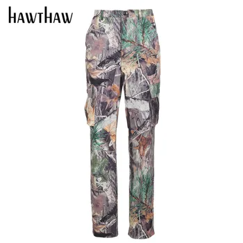 Hawthaw Femei Casual Toamna Iarna Imprimate Direct De Moda Streetwear Liber Feminin Cargo Pantaloni Lungi 2020 Haine De Toamna