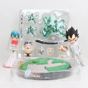 Figura Anime Dragon Ball Z Vegeta&Bulma Bolma Ziua Nuntii PVC Acțiune Figurine Jucarii Model de Papusa DBZ Goku Juguetes Cadou de Colectie