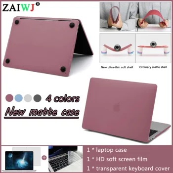 Noi 2020 Caz Laptop Pentru Apple MacBook Air 13 A1932 A2179 Pro 13 pentru Mac Air De 13.3 Pro 16 inch cu Touch Bar ID + Capac Tastatură