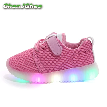 Noua Moda pentru Copii Pantofi Cu Lumina LED Copii Pantofi Luminoase Stralucitoare Adidași pentru Copii Toddler Boys Pantofi Fete LED UE 21-30