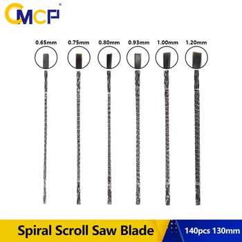 CMCP 144pcs 130mm Spirală Scroll Set pânze de Ferăstrău Pentru Tăiere de Bijuterii Piatră Și Metal, Sârmă de Ferăstrău Pentru Lemn de Artizanat Instrumente