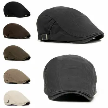 Moda Mens Hat Berete Capac de Golf de Conducere Soare Capac Plat Moda Bumbac Berete, Sepci pentru Barbati Casual Atins Pălăria Viziere Casquette Pălării