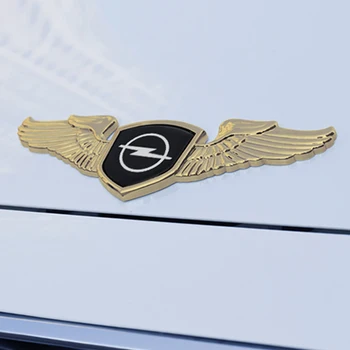 Masina din Metal Cromat Styling Emblema, Insigna Autocolant pentru Opel Insignia Astra Corsa Mokka Ampera Mpv Zafira Agila Auto Frontal Logo-ul