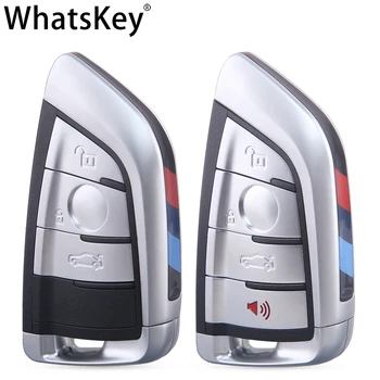 WhatsKey Noul Smart Card-Cheie Shell Pentru BMW Seria 3/5/7 X1 X3 X5 X6 G20 G30 F48 F10 F22 F30 Cheie de la Distanță Cazul Introduce Lama 3/4 BNT