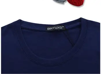 ZNG 2020 de Înaltă Calitate de Moda Mens T Shirt Casual cu Maneci Scurte T-shirt Mens Solid Casual din Bumbac Tricou Haine de Vară