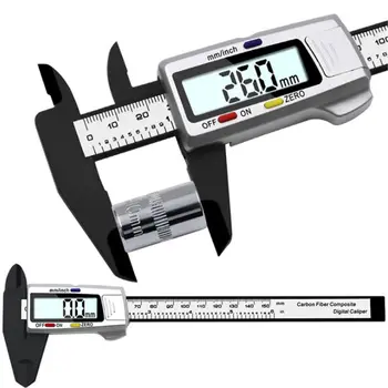 0-6 Inch digital 150mm etriere de plastic Electronice Digitale Șubler cu Vernier Metal Micrometru instrument de Măsurare a etrierului
